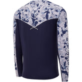 Blue Camo Long sleeve UV Fishing Shirt